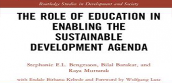 The Role of Education in Enabling the Sustainable Development Agenda