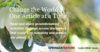 Springer Nature added an article by Centre scientist Anna Matysiak to their "Change the World" selection