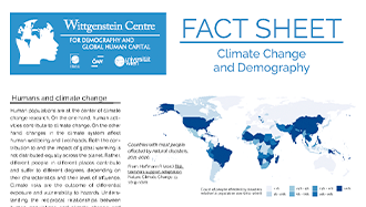 Fact Sheet climate change and demography
