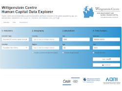 Wittgenstein Centre Human Capital Data Explorer 2.0